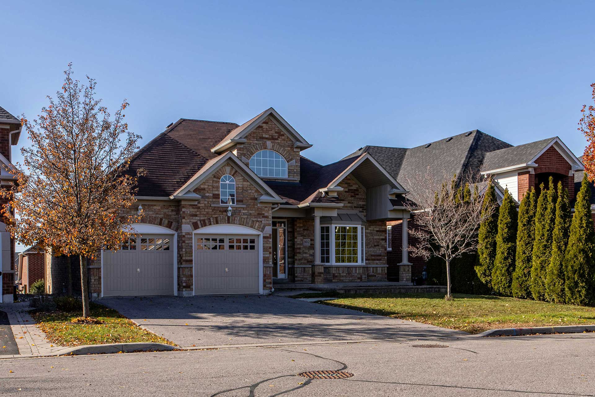 street view shot of luxury home